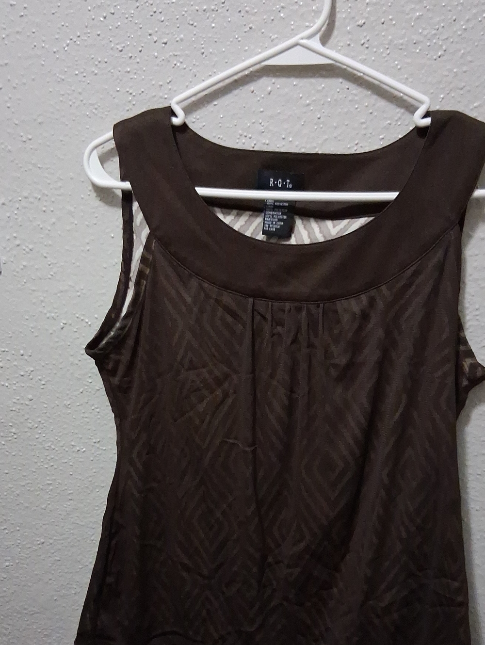 R·O·To Brown Scoop Neck Sleeveless Camisole